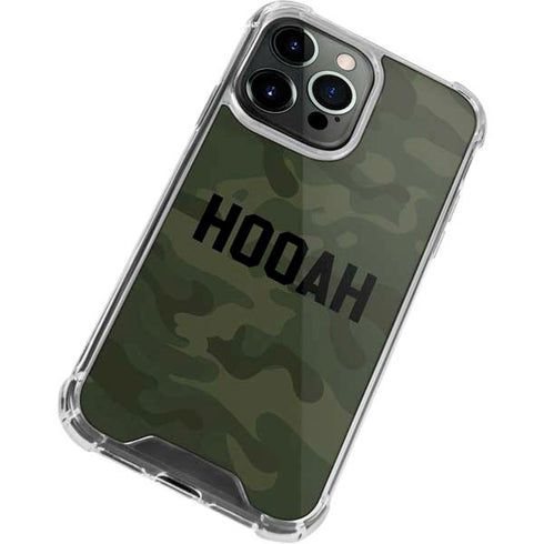 Hooah Military iPhone 13 Pro Max Clear Case