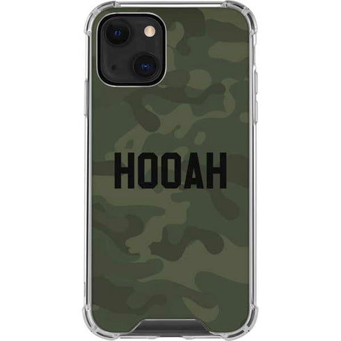 Hooah Military iPhone 14 Clear Case