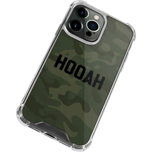 Hooah Military iPhone 14 Pro Max Clear Case
