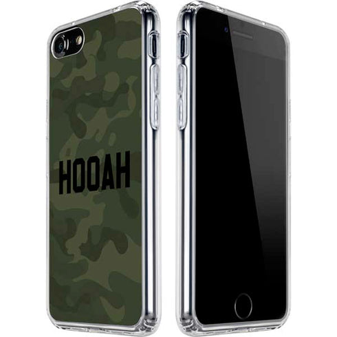 Hooah Military iPhone SE (2nd & 3rd Gen) Clear Case