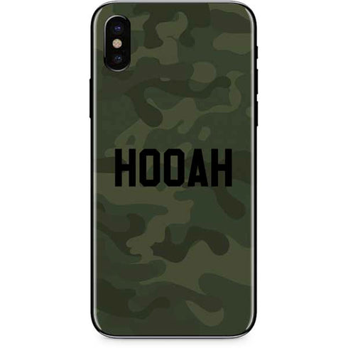 Hooah Military iPhone XS Max Skin