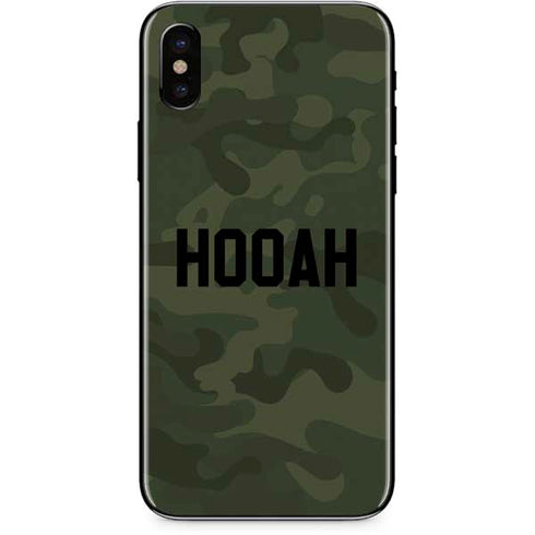 Hooah Military iPhone XS Skin