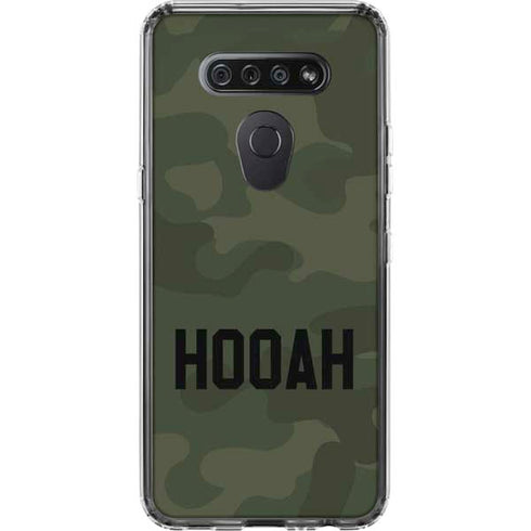 Hooah Military LG K51/Q51 Clear Case