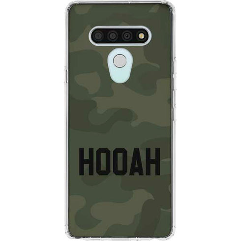 Hooah Military LG Stylo 6 Clear Case