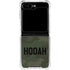 Hooah Military Galaxy Z Flip5 5G Clear Case