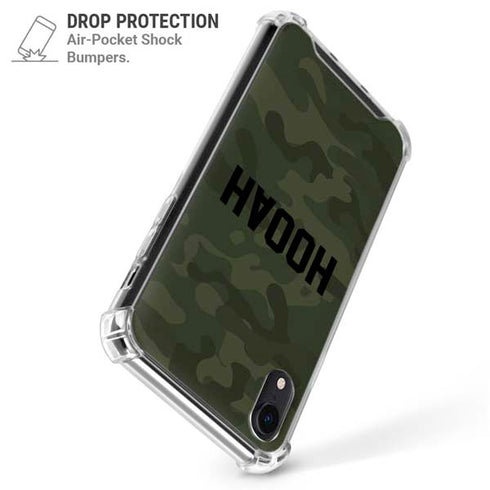 Hooah Military iPhone XR Clear Case