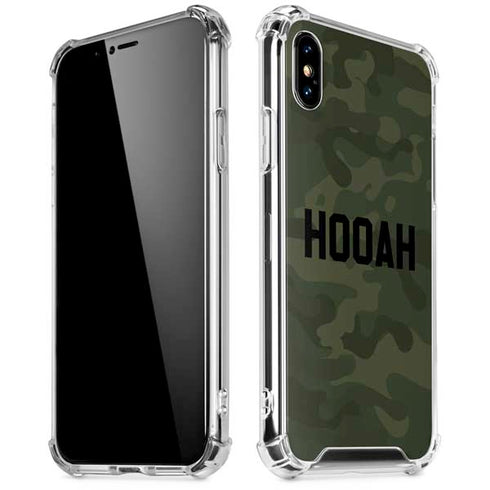 Hooah Military iPhone XS Max Clear Case
