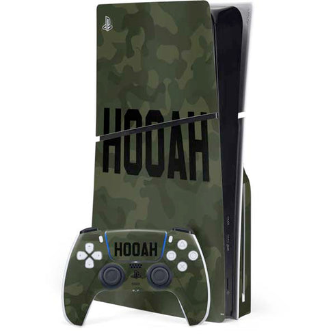 Hooah Military PS5 Slim Disk Bundle Skin