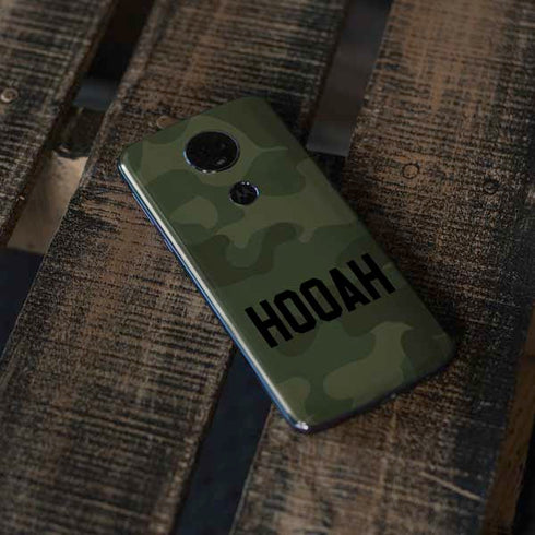 Hooah Military Moto E5 Plus Skin