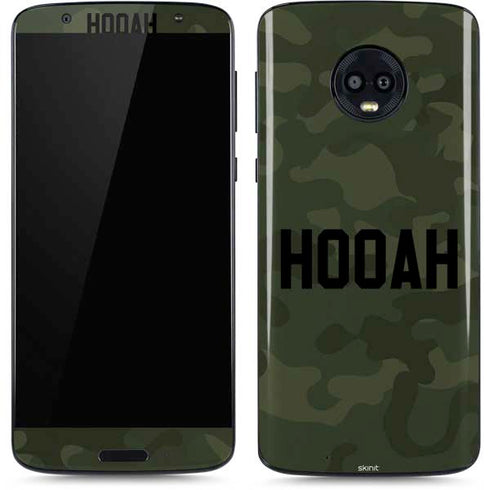 Hooah Military Moto G6 Skin