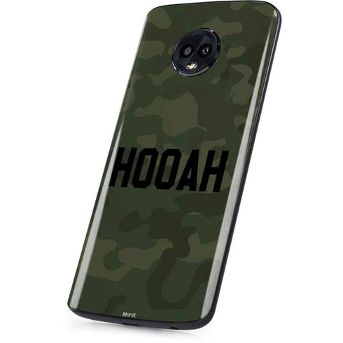 Hooah Military Moto G6 Skin