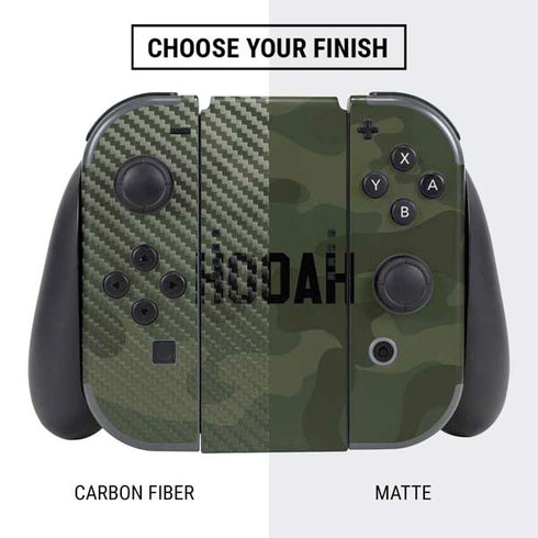 Hooah Military Nintendo Switch Bundle Skin