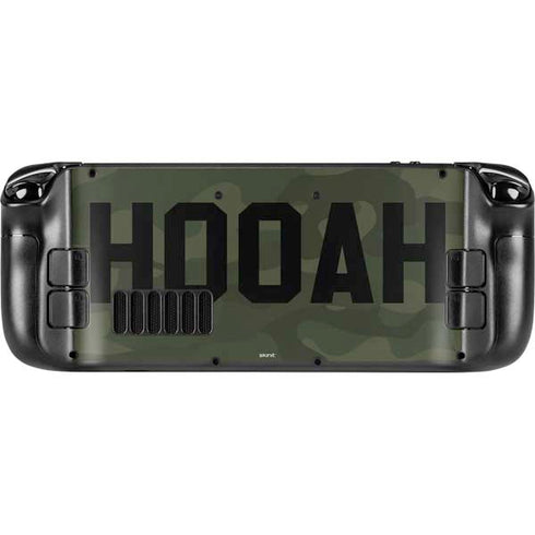 Hooah Military Steam Deck Handheld Gaming Computer Skin