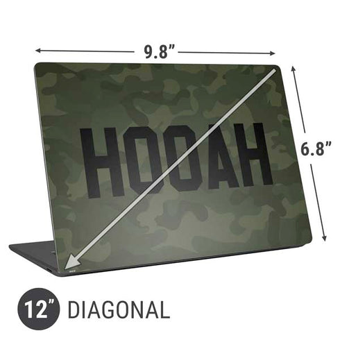 Hooah Military Universal Laptop 12in (9.8 x 6.8in) Skin