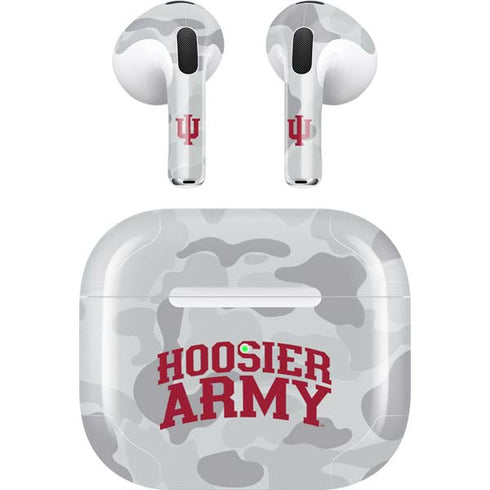 Indiana University Hoosier Army Apple AirPods (3rd Gen 2021) Skin