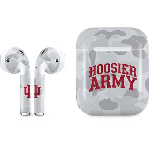 Indiana University Hoosier Army Apple AirPods Skin