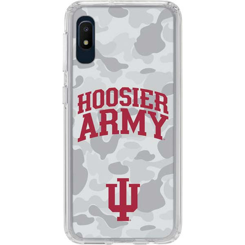 Indiana University Hoosier Army Galaxy A10e Clear Case