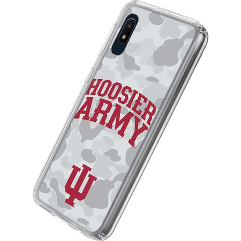 Indiana University Hoosier Army Galaxy A10e Clear Case