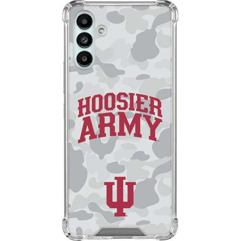 Indiana University Hoosier Army Galaxy A13 5G Clear Case