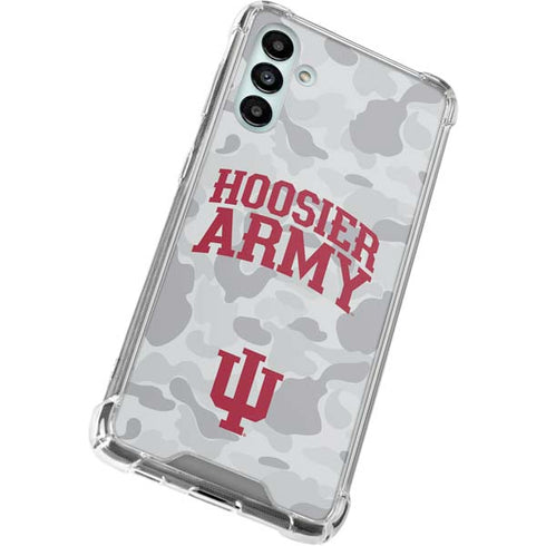Indiana University Hoosier Army Galaxy A13 5G Clear Case