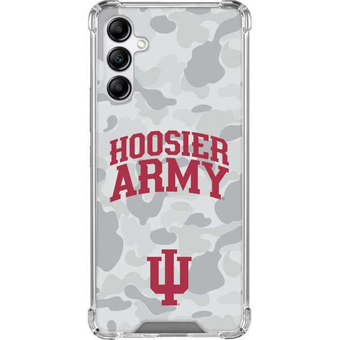 Indiana University Hoosier Army Galaxy A14 5G Clear Case