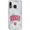 Indiana University Hoosier Army Galaxy A20 Clear Case