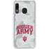 Indiana University Hoosier Army Galaxy A20 Clear Case