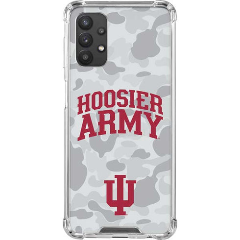 Indiana University Hoosier Army Galaxy A32 5G Clear Case