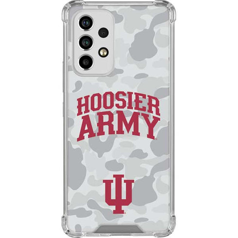 Indiana University Hoosier Army Galaxy A33 5G Clear Case
