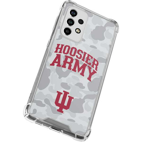 Indiana University Hoosier Army Galaxy A33 5G Clear Case