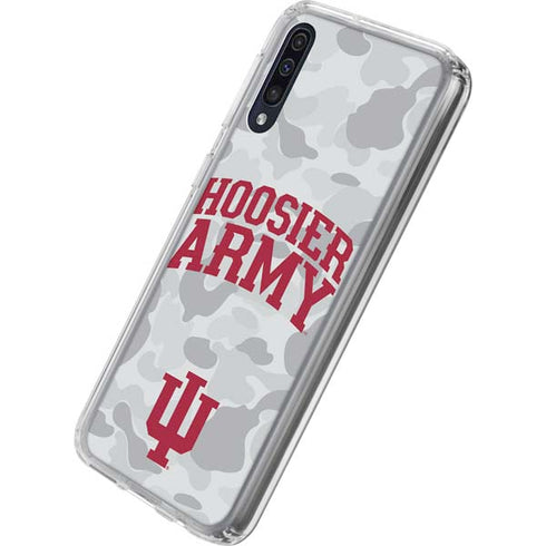 Indiana University Hoosier Army Galaxy A50 Clear Case