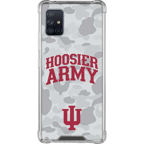 Indiana University Hoosier Army Galaxy A51 5G Clear Case