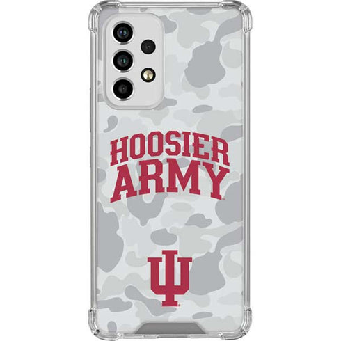 Indiana University Hoosier Army Galaxy A53 5G Clear Case