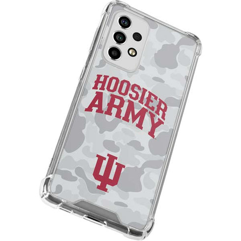 Indiana University Hoosier Army Galaxy A53 5G Clear Case