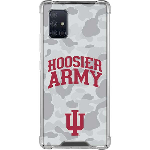 Indiana University Hoosier Army Galaxy A71 5G Clear Case
