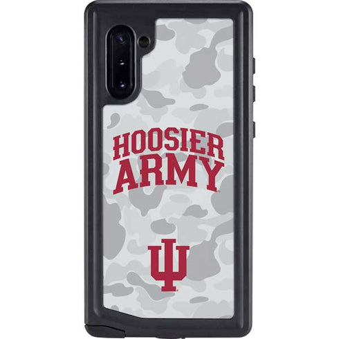Indiana University Hoosier Army Galaxy Note 10 Waterproof Case