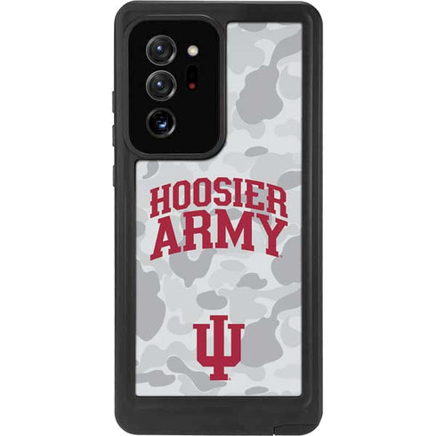 Indiana University Hoosier Army Galaxy Note20 Ultra 5G Waterproof Case