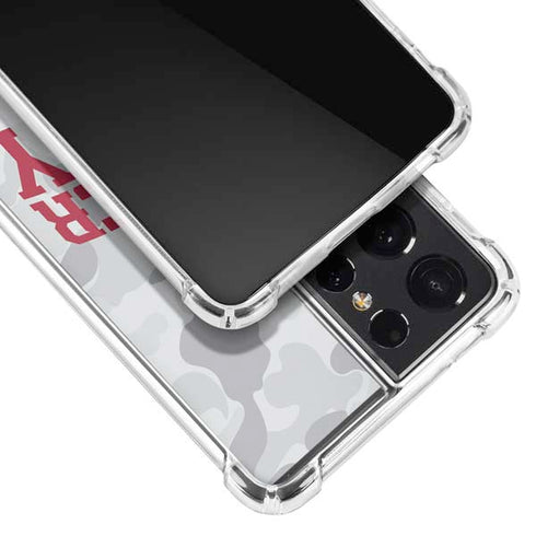 Indiana University Hoosier Army Galaxy S21 Ultra 5G Clear Case