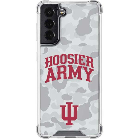Indiana University Hoosier Army Galaxy S22 Clear Case