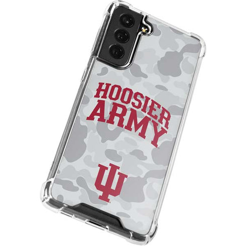 Indiana University Hoosier Army Galaxy S22 Clear Case
