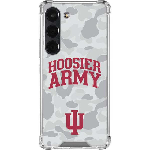 Indiana University Hoosier Army Galaxy S23 Clear Case