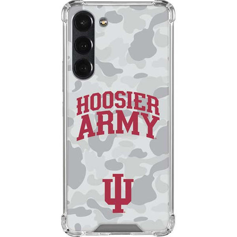 Indiana University Hoosier Army Galaxy S23 Plus Clear Case