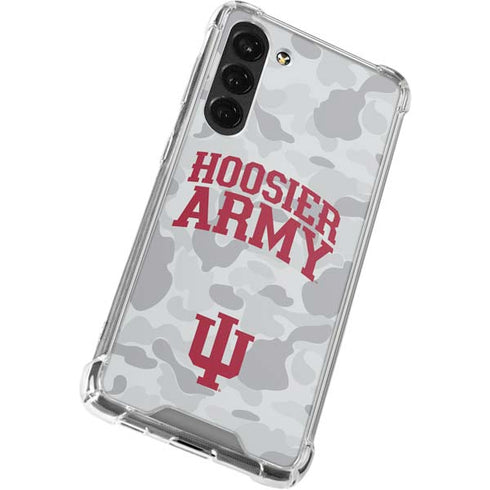 Indiana University Hoosier Army Galaxy S23 Plus Clear Case