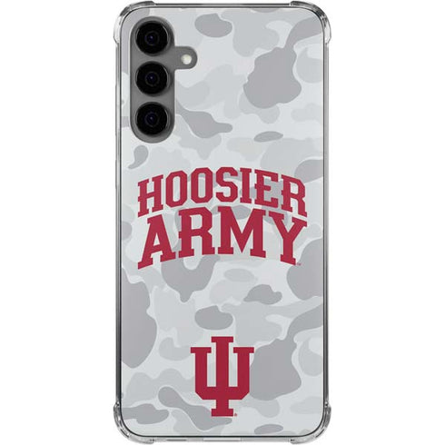Indiana University Hoosier Army Galaxy S24 Plus Clear Case