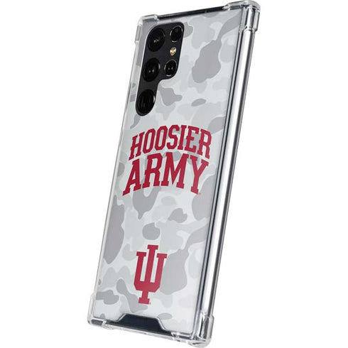 Indiana University Hoosier Army Galaxy S24 Ultra Clear Case