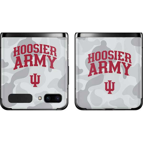Indiana University Hoosier Army Galaxy Z Flip Skin