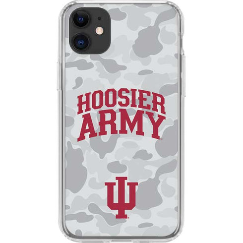 Indiana University Hoosier Army iPhone 11 Clear Case