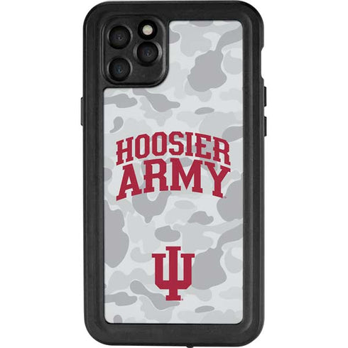Indiana University Hoosier Army iPhone 11 Pro Max Waterproof Case