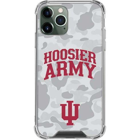 Indiana University Hoosier Army iPhone 12 Pro Clear Case