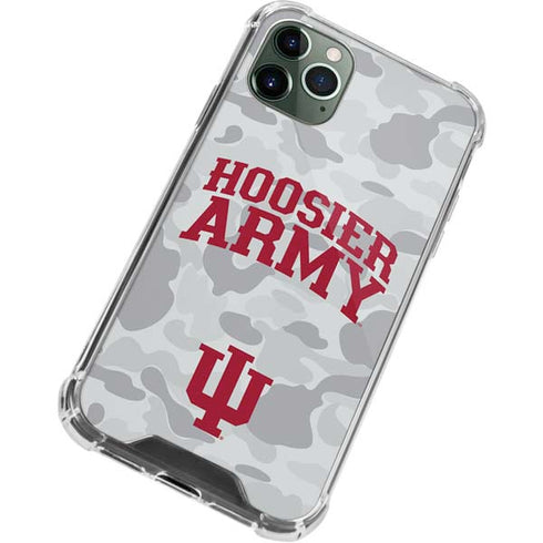 Indiana University Hoosier Army iPhone 12 Pro Clear Case